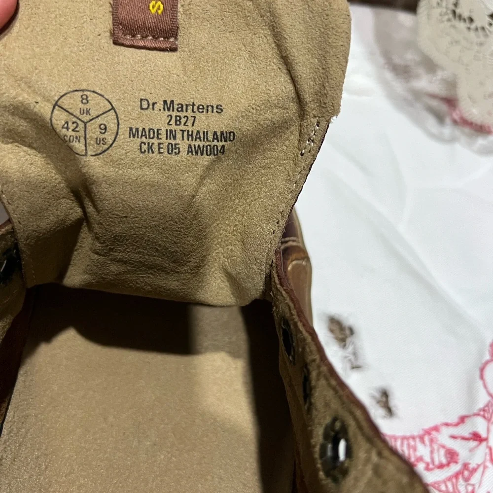 Vintage 90s Dr Martens Air Ware Leather Shoes - Picture 5 of 12